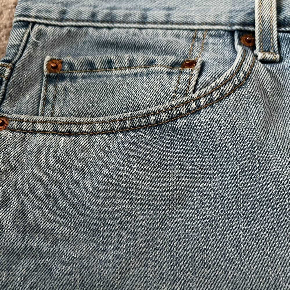 Levi's Strauss & Co 505 Regular Fit Jeans Straight Light Blue Jeans - Picture 5 of 8
